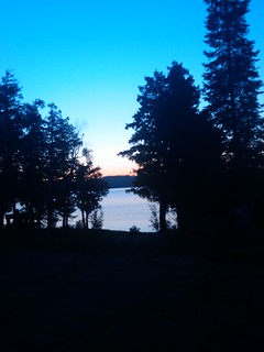 Sunset - Sunset outside the Gunflint Lodge