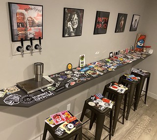 Covid-19 - Pulled some stickers out to sticker bomb a keg