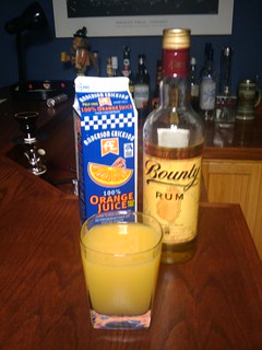 Drinks - Havin some Bounty n OJ on our anniversary... My supply is getting low! Definitely need to find a ...