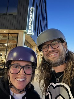 Biking - This girl comes through to help me out after a rough day. Bike rides n Clyde’s.