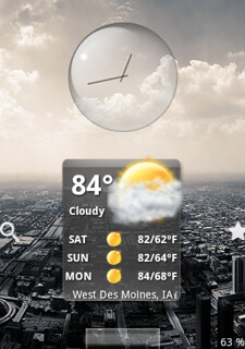 Tech - Running open home and a nice weather widget on my g1. Pretty happy about it.
