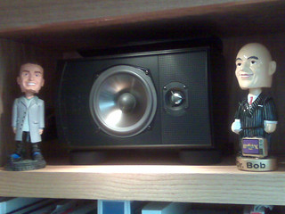 Tech - PSB Alpha B1's - grill off.