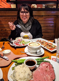 One of Kari's relatives always gives us gift cards to Outback Steakhouse. It's one of the only chain restaurants we eat at, and it is honestly pretty damned good.