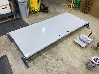 Building - Finally refinishing this nasty old garage access door