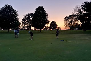 Sunset - Running out of light on 17