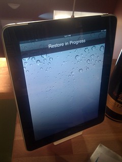 Tech - Here we go... putting iOS 4.2b on the ol iPad.