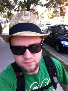 Kari wanted me to brig her hat home. It didn't fit in my bag.