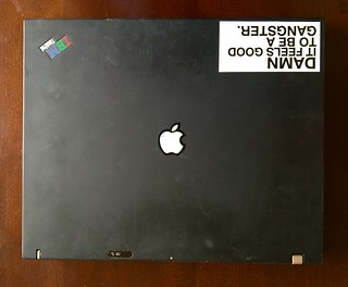 Tech - Found this old laptop in an old briefcase. Heh. Forgot about this thing.