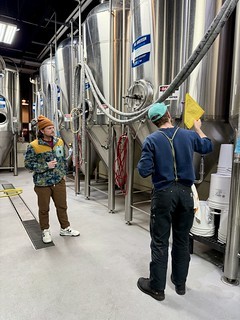 Hanging in the taproom with Jacob