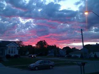 Sunset - suburban sunset