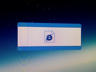 It's really handy that this monitor has an internet explorer setting.