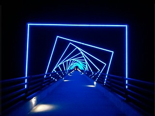 Biking - yeahp. this bridge is cool.
