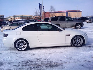 Who drives a new M3 in this kind of weather?