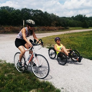 Biking - Rolling into Confluence
