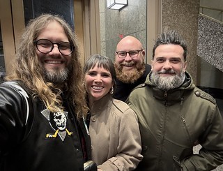 Trent - Celebrating Maurizio getting his green card