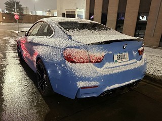 Snow - This is maybe the 2nd time this car has seen snow.
