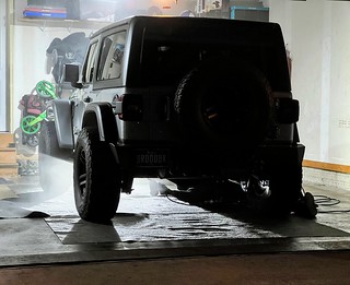 Gettin the Jeep fluid filmed