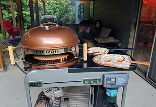 pizza - Tryin out this kettle pizza setup