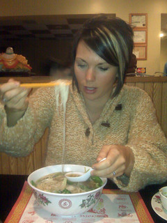 Kari had a crazy sweater on that day