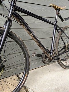 Bicycle - Paved trails were wet today