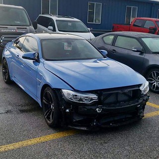 My buddy, Marcus happens to work at the shop that's fixing up my car and is sending updates on mama smurf.