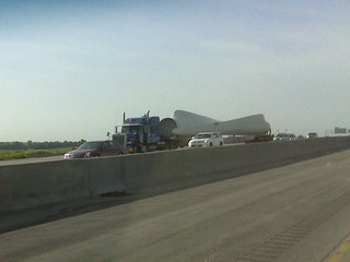 Giant turbine propellers.  This pic doesn't do them justice...