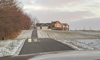 Driving up to mom n Rod's