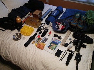 Personal gear almost ready for the Boundary Waters.