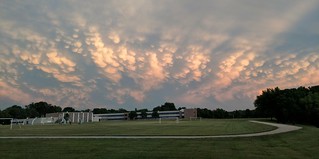 Sunset - Mammatus clouds are cool