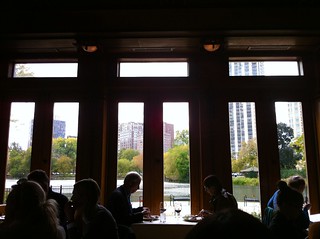 The view from the restaurant at North Pond