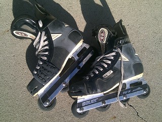 Hockey - It's been a minute since I've had these on... let's see how they feel.