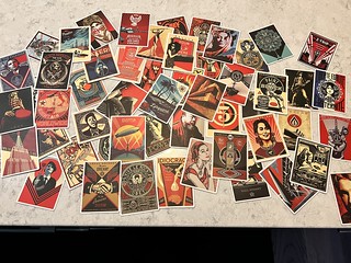 Art - Got some Shepard Fairey stickers