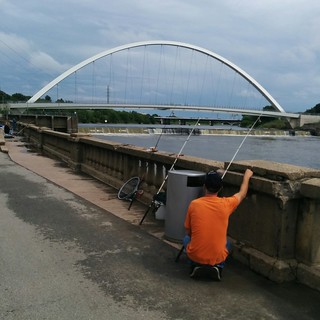 Biking - Morning fishin