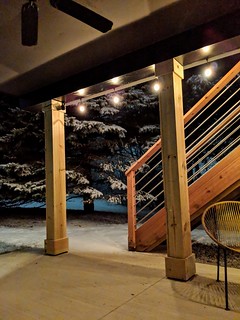 Late night, back patio chillin