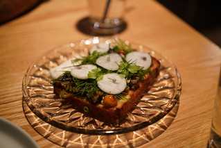 Some v tasty mushrooms n stuff on toast