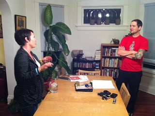 Hanging out at mitch's