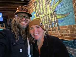 Stopped out for Brett B’s last weekend in DSM... realized we were wearing the same thing.