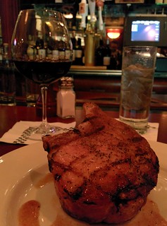 Bout to eat a little baby pork chop