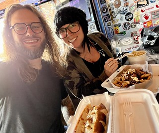 Made a pit stop in Pella for some Dutch food and a bloody mary at the Peanut Pub