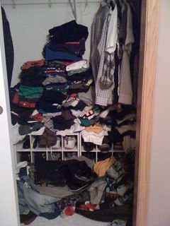 Kari thinks I have too many shirts.