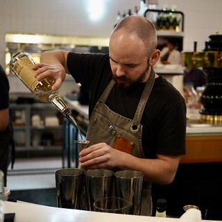 Carson was workin like a mad man tonight