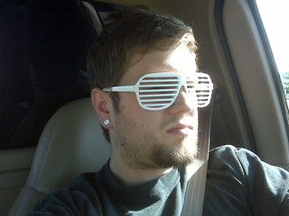 Driving with my shutter shades