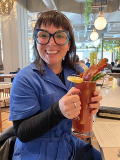 Checkin out the new restaurant in town with a pre-hockey game bloody mary