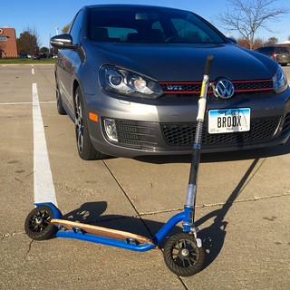 2011 VW GTI - Dusted off the ol scooter to go pick up my car... I think she needs new bearings. Whew
