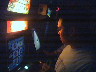 Nathan playing Fruit Bonus