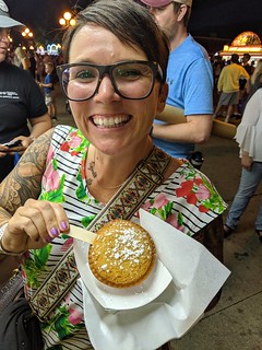 Fried PB&J on a stick