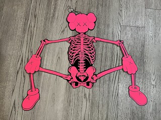 Art - Kaws skeleton gettin down low