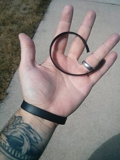 Dang. My @charitywater bracelet just snapped after 3yrs ... and somehow, my ~10yr old Miller brac...