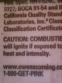 Some New Insulation at Pioneer.