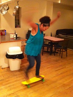 Skateboarding - House skatin